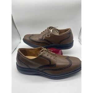 Dr. Comfort Men's Dress Shoe Chestnut Wingtip Size 12M